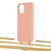 Чохол Upex Alter Eyelets for iPhone 12 | 12 Pro Tangerine with Twine Sunflower and Fausset Gold (UP107750)