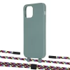 Чохол Upex Alter Eyelets for iPhone 12 | 12 Pro Basil with Twine Critical Camouflage and Fausset Matte Black (UP107777)