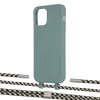 Чехол Upex Alter Eyelets for iPhone 12 | 12 Pro Basil with Twine Copper and Fausset Silver (UP107790)