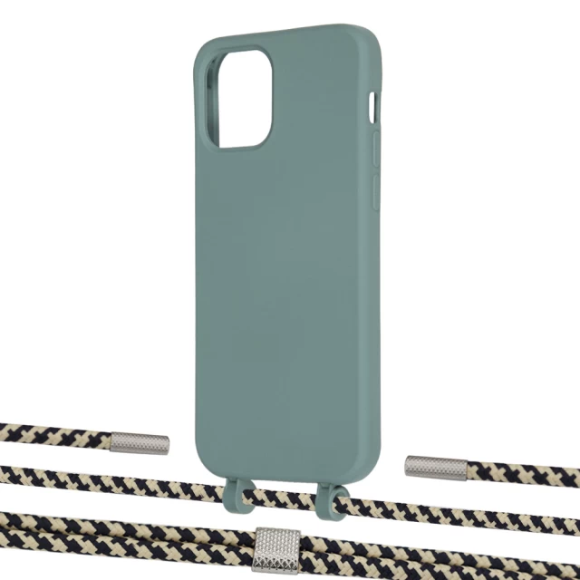 Чохол Upex Alter Eyelets for iPhone 12 | 12 Pro Basil with Twine Copper and Fausset Silver (UP107790)