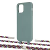 Чехол Upex Alter Eyelets for iPhone 12 | 12 Pro Basil with Twine Critical Camouflage and Fausset Silver (UP107794)