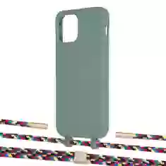 Чохол Upex Alter Eyelets for iPhone 12 | 12 Pro Basil with Twine Critical Camouflage and Fausset Gold (UP107811)