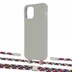 Чохол Upex Alter Eyelets for iPhone 12 | 12 Pro Anchor with Twine Critical Camouflage and Fausset Silver (UP107845)