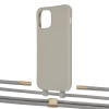 Чохол Upex Alter Eyelets for iPhone 12 | 12 Pro Anchor with Twine Gray and Fausset Gold (UP107854)