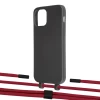 Чехол Upex Alter Eyelets for iPhone 12 Pro Max Onyx with Twine Red and Fausset Matte Black (UP107867)