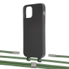 Чехол Upex Alter Eyelets for iPhone 12 Pro Max Onyx with Twine Mint and Fausset Silver (UP107889)