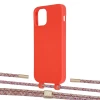 Чехол Upex Alter Eyelets for iPhone 12 Pro Max Red with Twine Mulberry and Fausset Gold (UP107958)