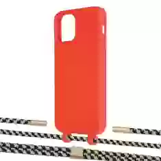 Чохол Upex Alter Eyelets for iPhone 12 Pro Max Red with Twine Copper and Fausset Gold (UP107960)