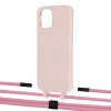 Чехол Upex Alter Eyelets for iPhone 12 Pro Max Crepe with Twine Coral and Fausset Matte Black (UP107968)