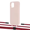 Чохол Upex Alter Eyelets for iPhone 12 Pro Max Crepe with Twine Red and Fausset Matte Black (UP107969)