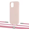 Чохол Upex Alter Eyelets for iPhone 12 Pro Max Crepe with Twine Coral and Fausset Silver (UP107985)