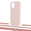 Чехол Upex Alter Eyelets for iPhone 12 Pro Max Crepe with Twine Cantaloupe and Fausset Gold (UP108004)