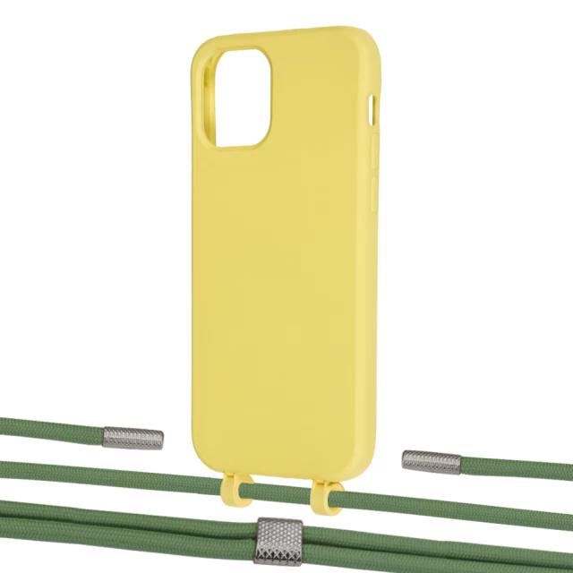 Чехол Upex Alter Eyelets for iPhone 12 Pro Max Daffodil with Twine Mint and Fausset Silver (UP108042)