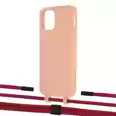 Чохол Upex Alter Eyelets for iPhone 12 Pro Max Tangerine with Twine Red and Fausset Matte Black (UP108071)