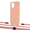 Чохол Upex Alter Eyelets for iPhone 12 Pro Max Tangerine with Twine Cantaloupe and Fausset Matte Black (UP108072)