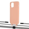 Чохол Upex Alter Eyelets for iPhone 12 Pro Max Tangerine with Twine Gray and Fausset Matte Black (UP108075)