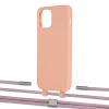 Чохол Upex Alter Eyelets for iPhone 12 Pro Max Tangerine with Twine Rose Gold and Fausset Silver (UP108086)