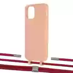 Чохол Upex Alter Eyelets for iPhone 12 Pro Max Tangerine with Twine Red and Fausset Silver (UP108088)