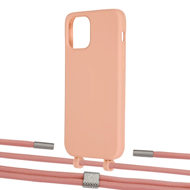 Чехол Upex Alter Eyelets for iPhone 12 Pro Max Tangerine with Twine Cantaloupe and Fausset Silver (UP108089)