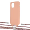 Чехол Upex Alter Eyelets for iPhone 12 Pro Max Tangerine with Twine Mulberry and Fausset Silver (UP108094)