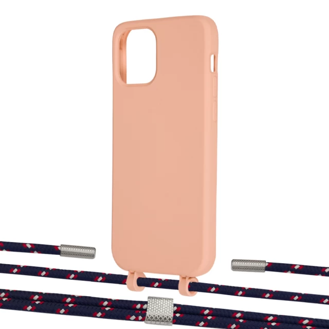 Чохол Upex Alter Eyelets for iPhone 12 Pro Max Tangerine with Twine Blue Marine and Fausset Silver (UP108099)