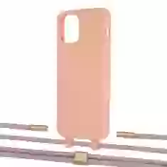 Чохол Upex Alter Eyelets for iPhone 12 Pro Max Tangerine with Twine Rose Gold and Fausset Gold (UP108103)