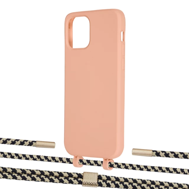 Чохол Upex Alter Eyelets for iPhone 12 Pro Max Tangerine with Twine Copper and Fausset Gold (UP108113)