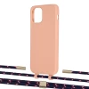 Чехол Upex Alter Eyelets for iPhone 12 Pro Max Tangerine with Twine Blue Marine and Fausset Gold (UP108116)