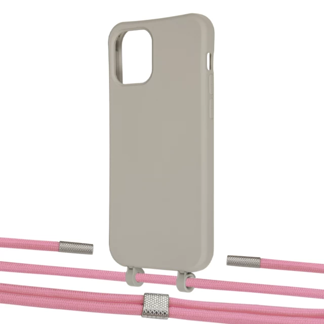 Чехол Upex Alter Eyelets for iPhone 12 Pro Max Anchor with Twine Coral and Fausset Silver (UP108189)