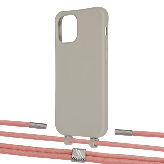 Чехол Upex Alter Eyelets for iPhone 12 Pro Max Anchor with Twine Cantaloupe and Fausset Silver (UP108191)