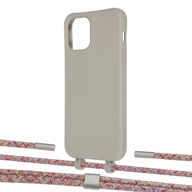 Чохол Upex Alter Eyelets for iPhone 12 Pro Max Anchor with Twine Mulberry and Fausset Silver (UP108196)