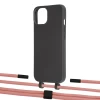 Чохол Upex Alter Eyelets for iPhone 13 mini Onyx with Twine Cantaloupe and Fausset Matte Black (UP108225)