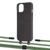 Чехол Upex Alter Eyelets for iPhone 13 mini Onyx with Twine Mint and Fausset Matte Black (UP108229)