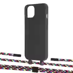 Чохол Upex Alter Eyelets for iPhone 13 mini Onyx with Twine Critical Camouflage and Fausset Matte Black (UP108236)