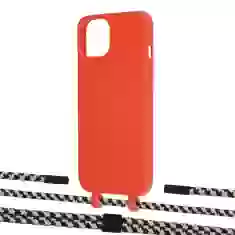 Чехол Upex Alter Eyelets for iPhone 13 mini Red with Twine Copper and Fausset Matte Black (UP108283)