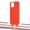 Чехол Upex Alter Eyelets for iPhone 13 mini Red with Twine Mulberry and Fausset Silver (UP108298)