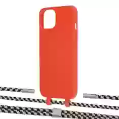 Чехол Upex Alter Eyelets for iPhone 13 mini Red with Twine Copper and Fausset Silver (UP108300)