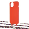 Чехол Upex Alter Eyelets for iPhone 13 mini Red with Twine Critical Camouflage and Fausset Silver (UP108304)