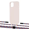 Чехол Upex Alter Eyelets for iPhone 13 mini Crepe with Twine Blue Sunset and Fausset Matte Black (UP108335)