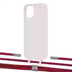 Чохол Upex Alter Eyelets for iPhone 13 mini Crepe with Twine Red and Fausset Silver (UP108343)