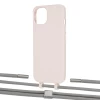 Чохол Upex Alter Eyelets for iPhone 13 mini Crepe with Twine Gray and Fausset Silver (UP108347)