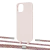 Чохол Upex Alter Eyelets for iPhone 13 mini Crepe with Twine Mulberry and Fausset Silver (UP108349)