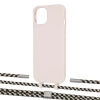 Чехол Upex Alter Eyelets for iPhone 13 mini Crepe with Twine Copper and Fausset Silver (UP108351)