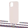 Чехол Upex Alter Eyelets for iPhone 13 mini Crepe with Twine Blue Sunset and Fausset Silver (UP108352)