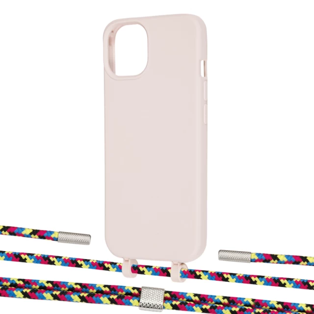 Чохол Upex Alter Eyelets for iPhone 13 mini Crepe with Twine Critical Camouflage and Fausset Silver (UP108355)