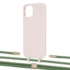 Чохол Upex Alter Eyelets for iPhone 13 mini Crepe with Twine Mint and Fausset Gold (UP108365)