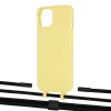 Чохол Upex Alter Eyelets for iPhone 13 mini Daffodil with Twine Black  and Fausset Matte Black (UP108373)