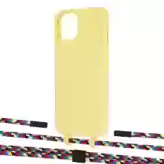 Чехол Upex Alter Eyelets for iPhone 13 mini Daffodil with Twine Critical Camouflage and Fausset Matte Black (UP108389)