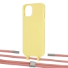 Чехол Upex Alter Eyelets for iPhone 13 mini Daffodil with Twine Cantaloupe and Fausset Silver (UP108395)