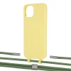 Чехол Upex Alter Eyelets for iPhone 13 mini Daffodil with Twine Mint and Fausset Silver (UP108399)